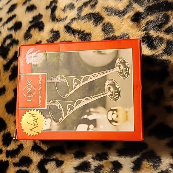 LENOX BRAND NEW 2013 Our First Toasting Flute Ornament - Picture 4 of 7